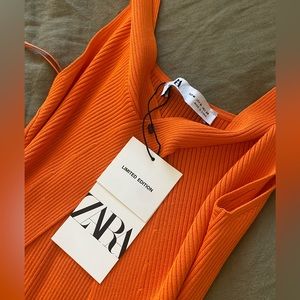 Zara Limited Edition Cut Out Midi Dress